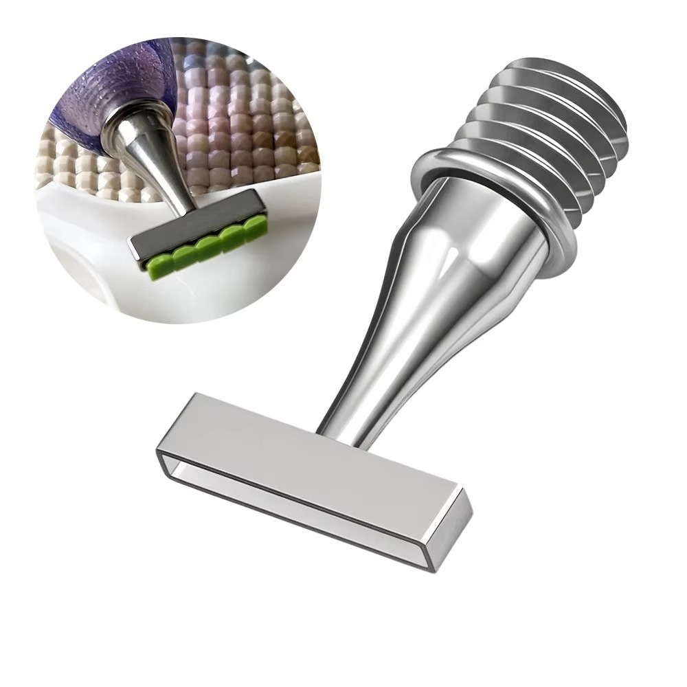 Nuevos accesorios de brocas roscadas para bordado, accesorios de punto de cruz, bolígrafos de punta para manualidades DIY, bolígrafos de arte reemplazables: Castaño