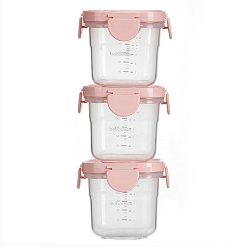 Boboduck Baby Food Storage Box Snack Milk Powder Sealed Storage Cups Container Storage Box 150ML/5OZ F9255