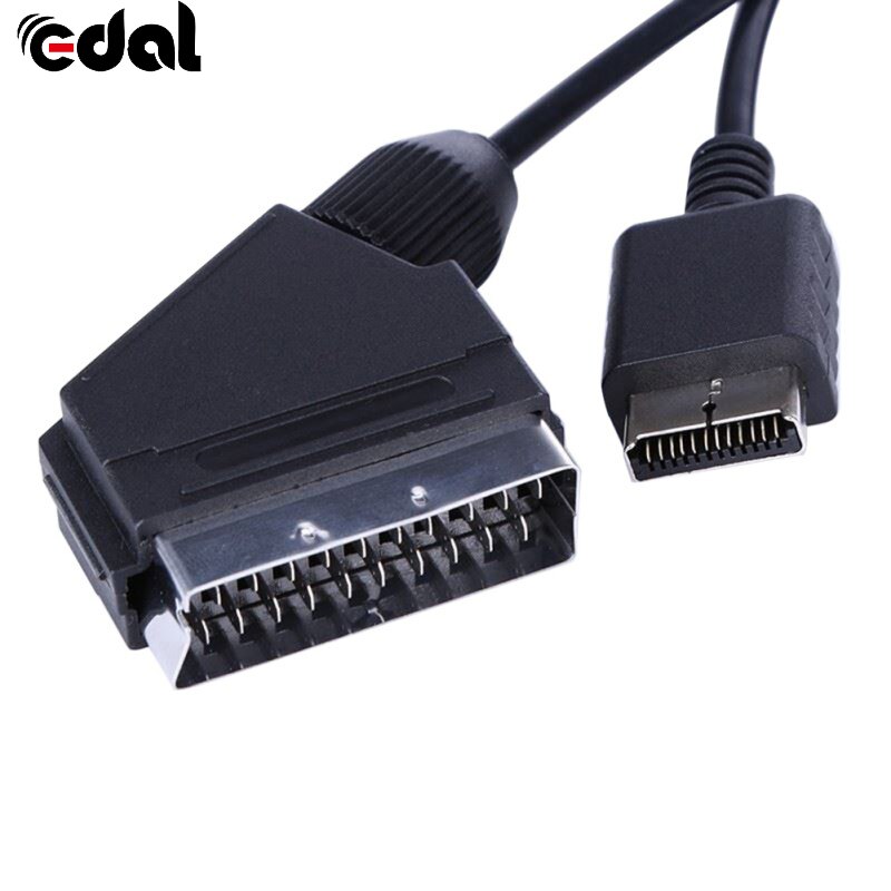 1PCS 2m AV Cable RGB Cable TV AV Lead Replacement Connection Cable for Sony Playstation PS1 PS2 PS3 for PAL/NTSC consoles