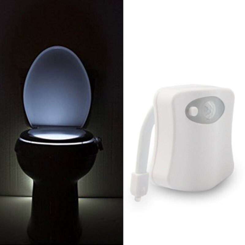 Smart PIR Motion Sensor Wc Sitz Nachtlicht Intelligente Motion Sensor LED 8 Farbe Automatische Backlit WC Wc Licht