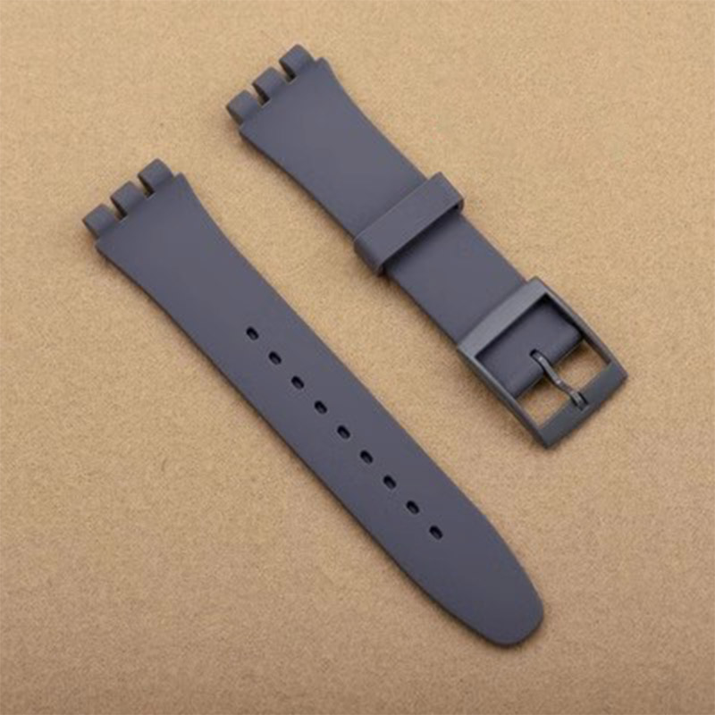Bracelet en Silicone souple coloré pour montre Swatch, 16mm 17mm 19mm 20mm, accessoires de remplacement avec outil