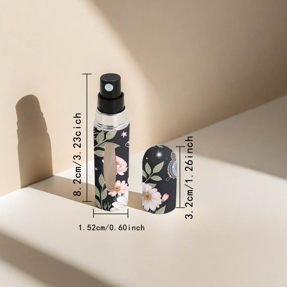 5ml Mini bouteille de parfum rechargeable vide vaporisateur rotatif bouteille de stockage pulvérisateur Portable vide conteneurs cosmétiques