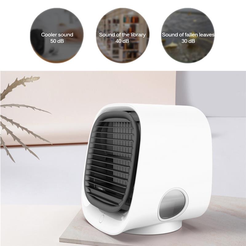 Luftfuktare mini luftkonditionering luftkylare fläktar usb portabel luftkylare bord mini fläkt för kontors kylanordning