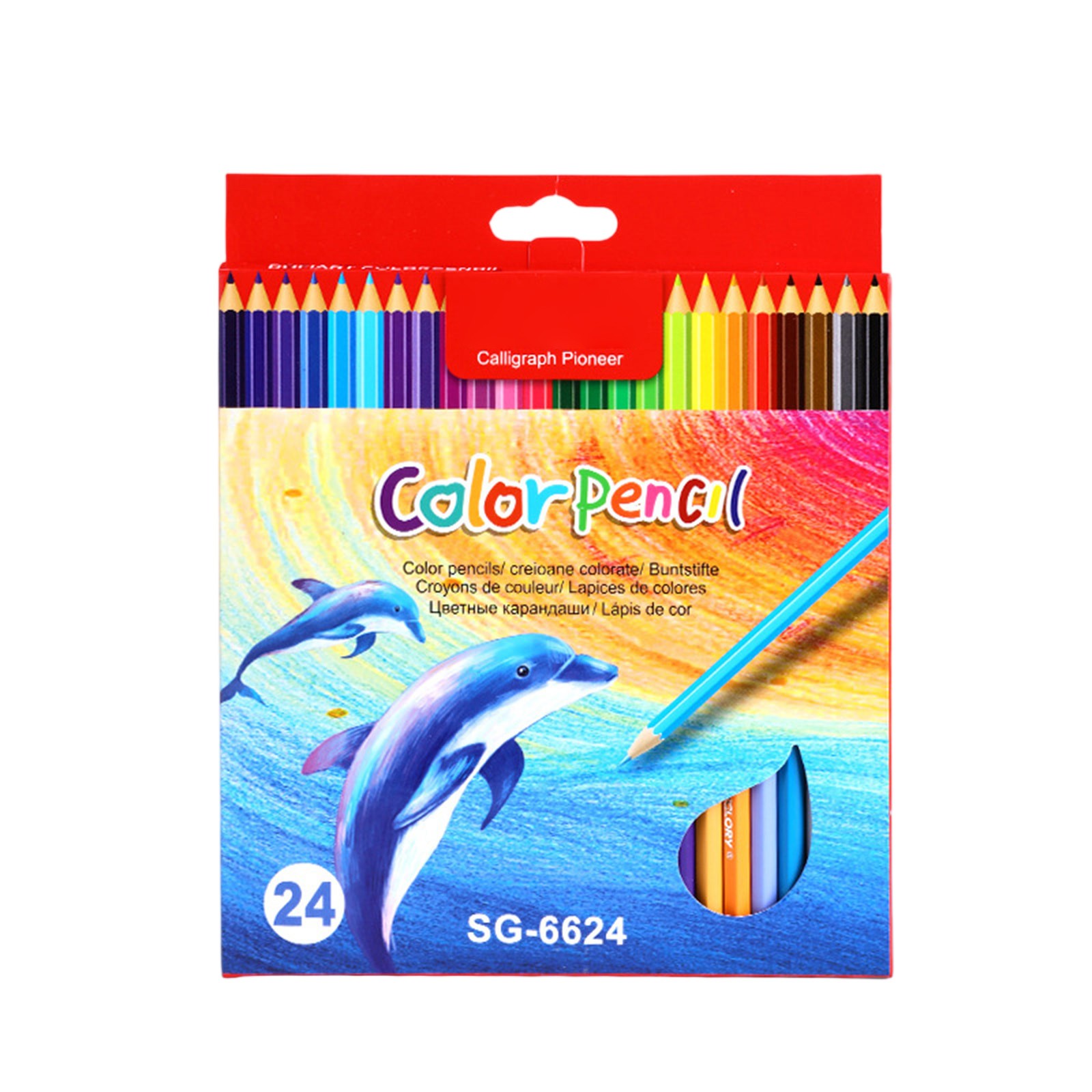 Coloured Pencil Set Art Drawing Pencils Set Student Standard Drawing Pencils Set School Stationery Set Supplies: Blue