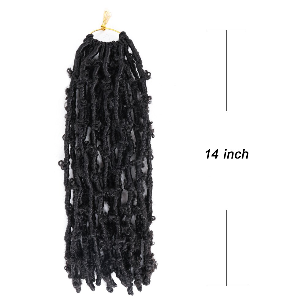 Black Star Butterfly Locs Crochet Hair Bob Butterfly Locs Distressed Locs Most Natural Pre Looped Crochet Braids Hair Extensions