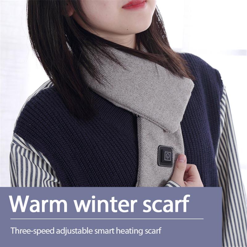 Electric Heating Bib Warm Men Women In Winter Heating Bib Multi-temperature Adjustable Bib Outdoor Hiking Riding Scarf