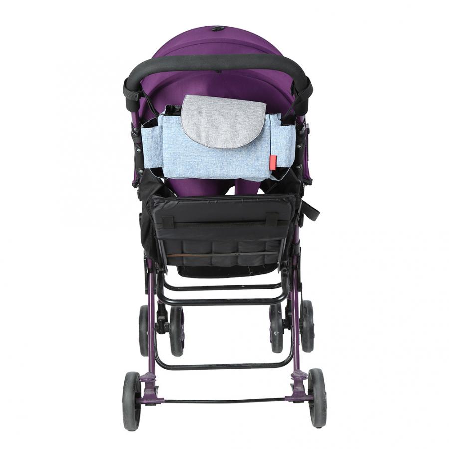 Multifunktionel baby klapvogn organisator taske stor kapacitet klapvogn hænge taske pusletaske sikker konsol bakke barnevogn opbevaring taske