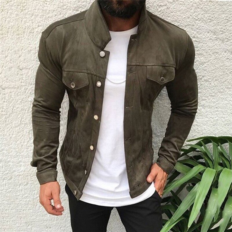 Heren denim jeans jassen klassieke western stijl trucker effen jas jas bovenkleding herfst lange mouw casual knopen jas jassen