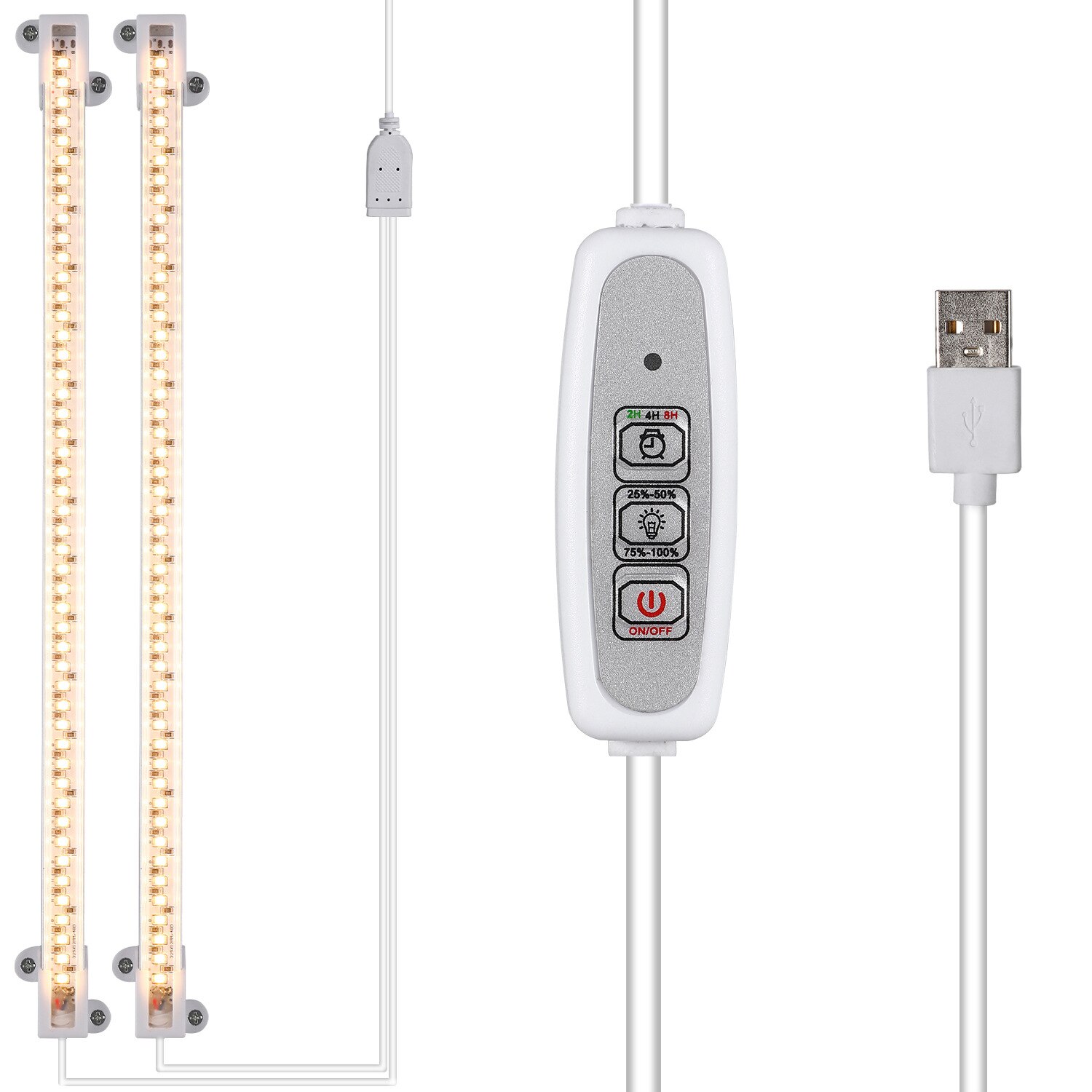 Indoor Groeien Licht Phyto Lamp Voor Planten Volledige Spectrum Phytolamp Led Bar Lamp Voor Planten Hoge Lichtopbrengst Led Grow licht: Double warm white / EU