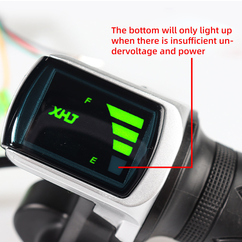 Ridstar Q20 Electric Bike Throttle 48v Accelerator Electric Scooter for Ridstar Q20 Handlebar with Light Emitting Diode Display