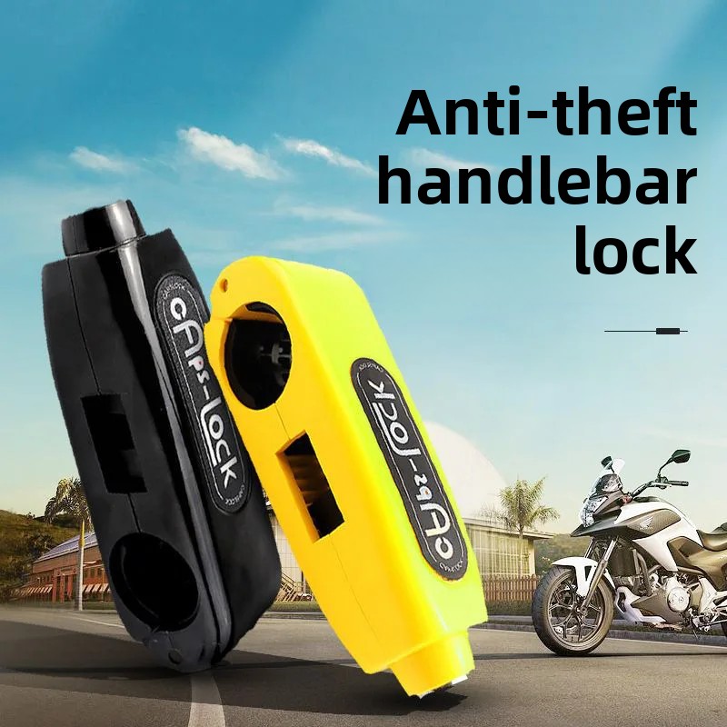 Motorcycle Handlebar Lock Throttle Lock Anti-Theft Lock Electric Vehicle Lock Tricycle Battery Car Handle Lock Brake Lock