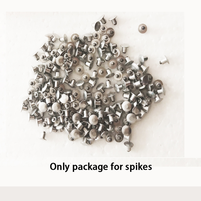 200 st 6.5mm/0.26 "däck snögrepp dubbar aluminium däck spikar vinter dubbade mountainbike spikar för fett cykel mount däck: 200 st 6.5-5.7-1
