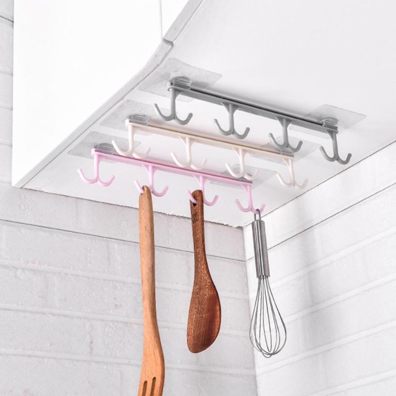 Multifunctionele plank, vaatwasmachinebestendige keukenhaak, opbergrek, multifunctionele garderobekast, rij haak, deurafwerkingsframe