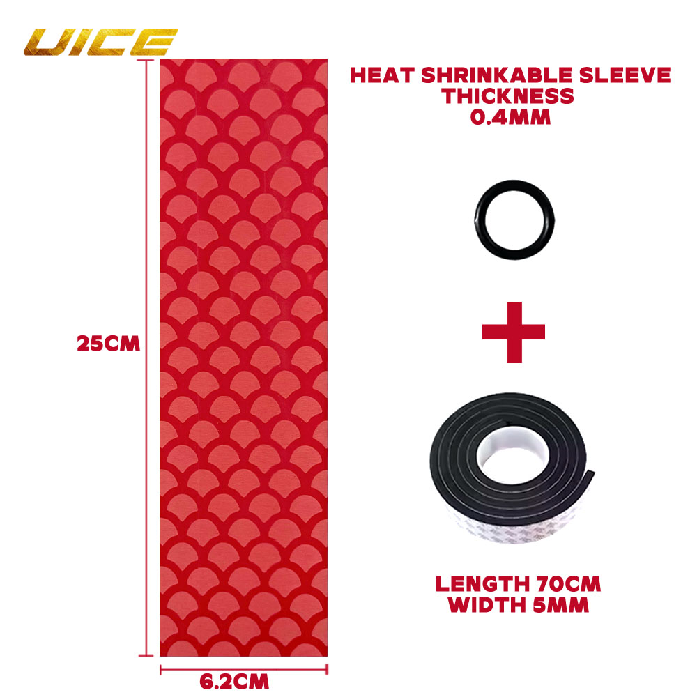 Hockey Grip Tape Warmtekrimpbare Buis Ijshockey Stick Grips Antislip Hengel Training BadmintonHockey Apparatuur Accessoires: Licht Groen