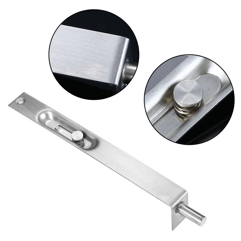 Hidden Door Bolt Security Door Lock Sliding Bolt Dust Proof Hardware Anti-theft Security Furniture Bolt Concealed Insert