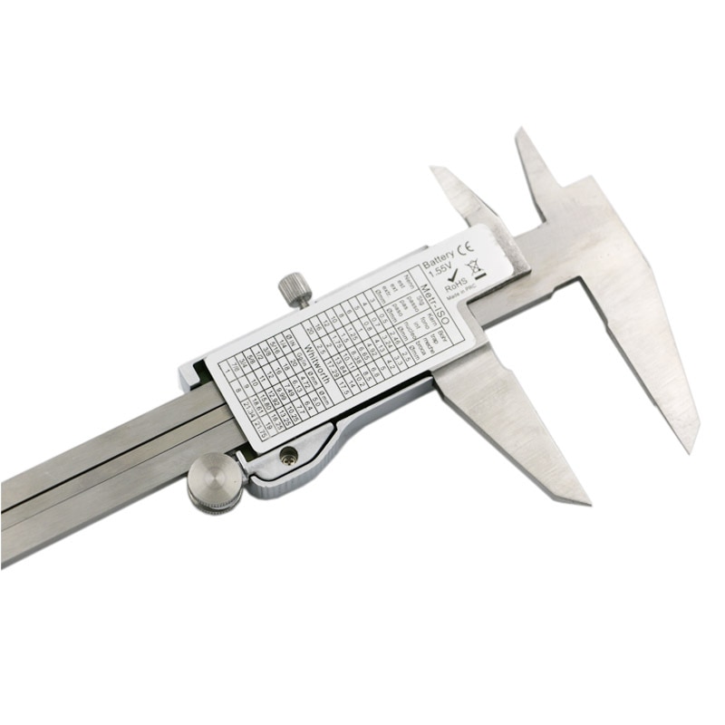 8" 200mm Digital Caliper Stainless Steel Digital LCD Caliper Vernier Caliper With Retail Box