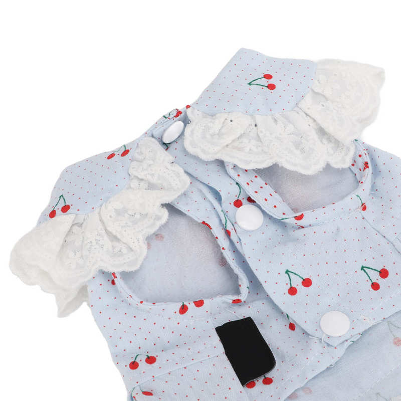 Rabbit Pet Clothes Cute Little Pet Cherry Dress for Festival Costume