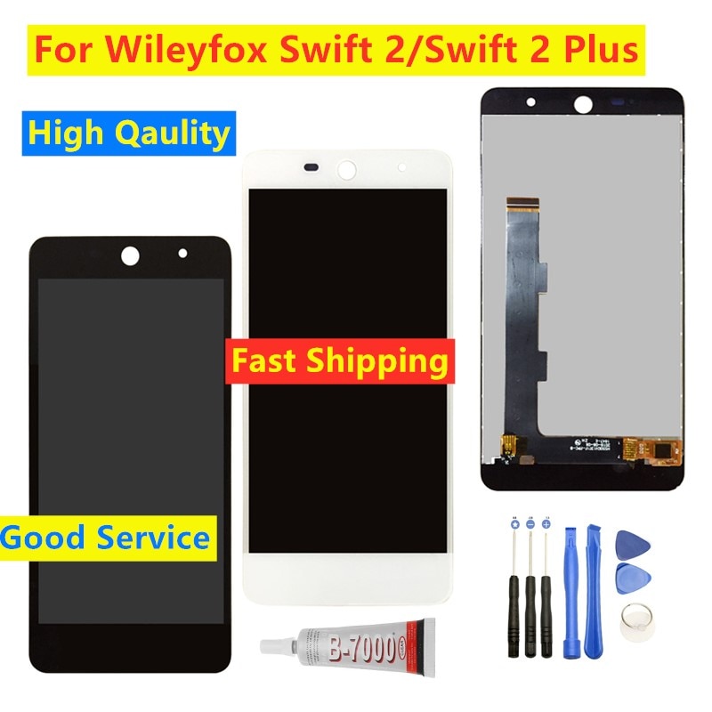 Tested LCD 5.0" For Wileyfox Swift 2 Plus 2Plus 2+ For Wileyfox Swift 2 LCD Display + Touch Screen Sensor Assembly Replacement