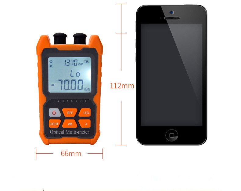 Multifunction Optical Power Meter Mini 4 in 1 Visual Fault Locator Network Cable Test optical fiber tester 5km 15km VFL