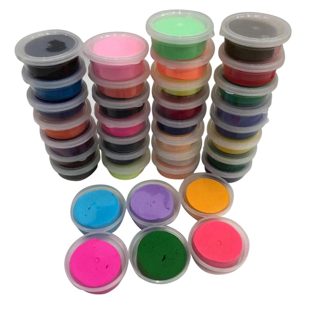 70 pc DIY Schleim Kit Liefert Klare Kristall Schleim, Der Kit Schaum Perlen Glitter schleim zusatzstoffe + Lagerung box #4N07: C