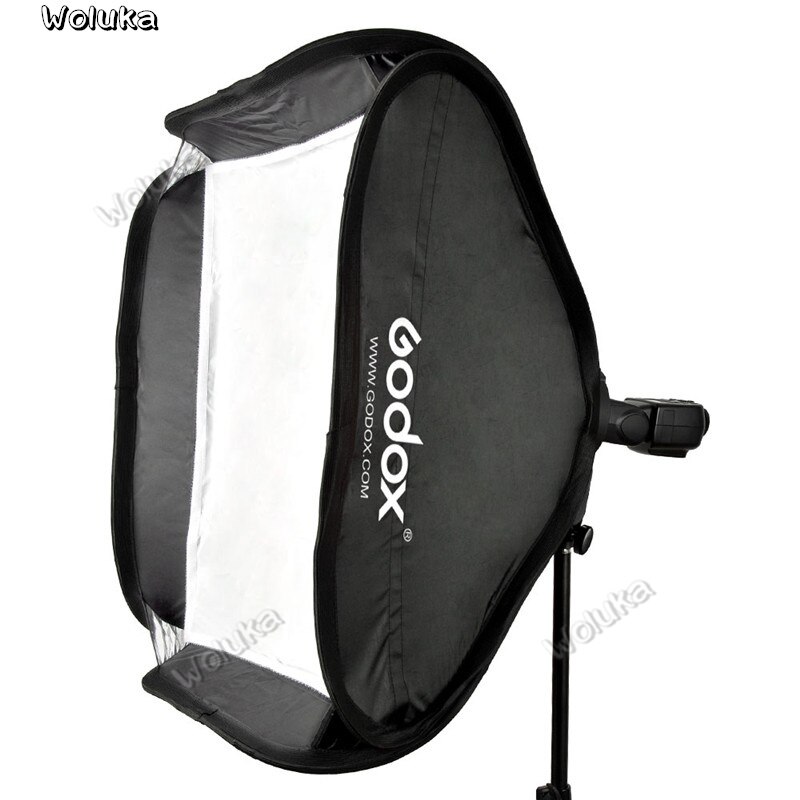 Godox studio fotoblixt softbox light kit 60 x 60cm / 24 "  * 24 " + s typ fäste bowens mount speedlite soft box  no00dg t03