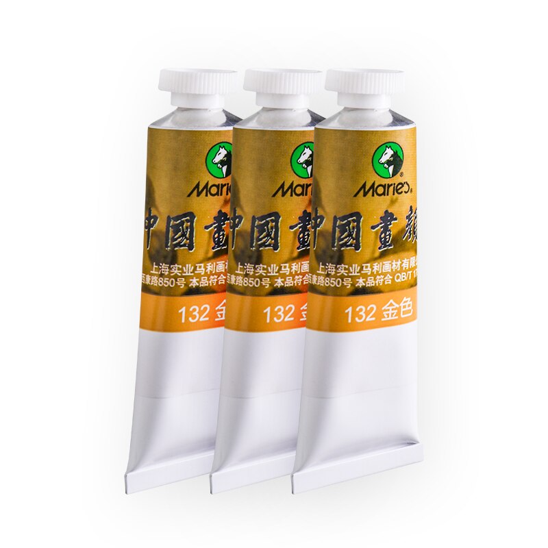 Pintura china dorada, bricolaje, caligrafía pintada a mano, pintura líquida dorada, pintura especial de Metal, 32ml