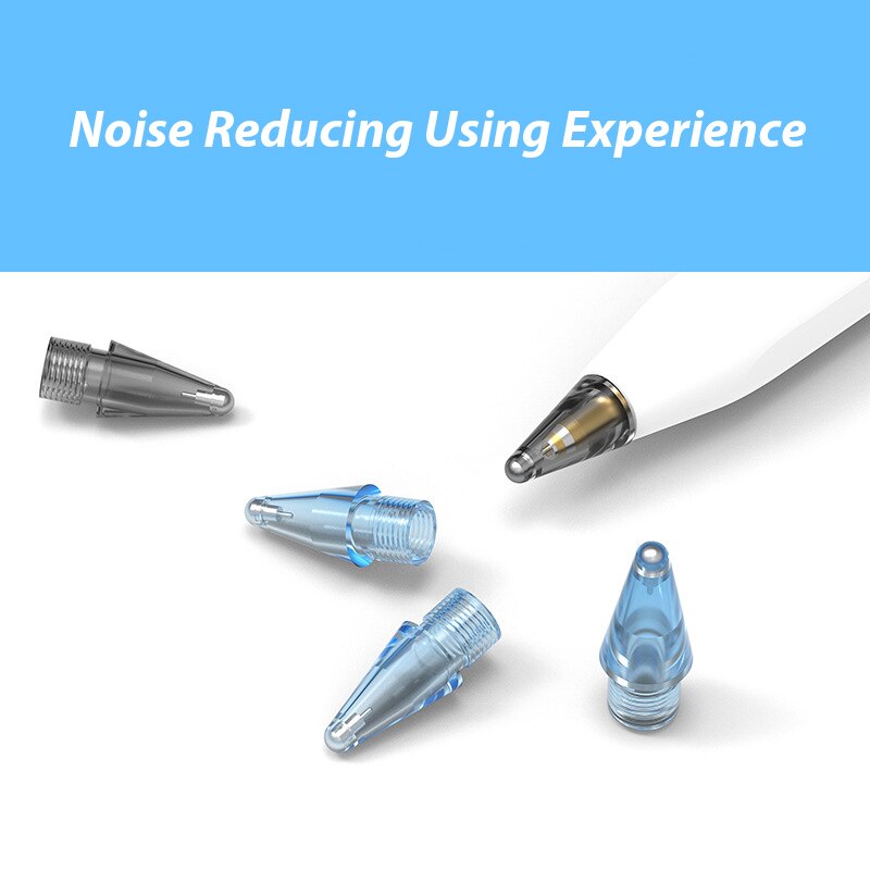 upgrade Transparent Tips For Apple Pencil 1st 2nd Generation FOR APPL PENCIL Damping Replacement Tip For Apple Pencil Nib