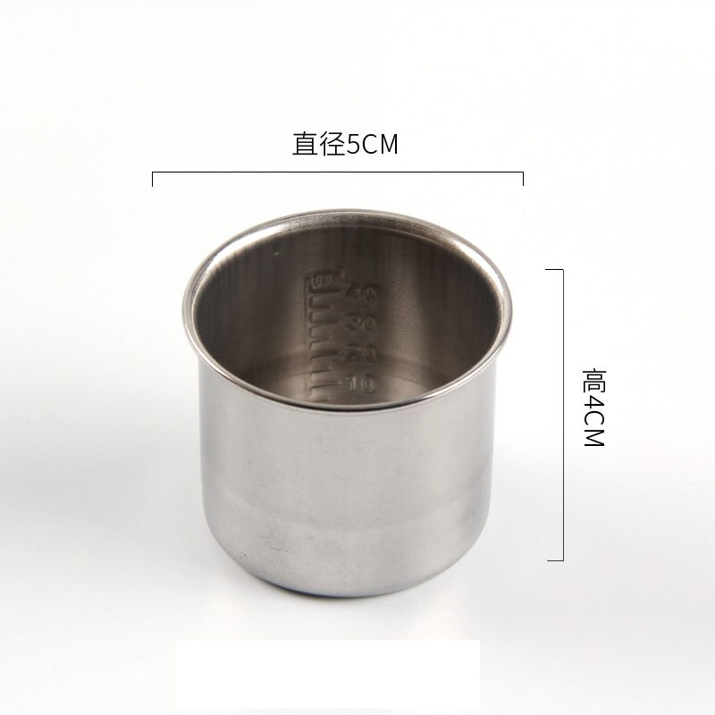 Dressing bowl thickened 304 stainless steel medication cup anti-iodine solution measuring cup cotton ball dressing storage bowl