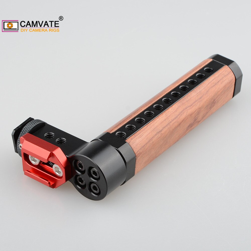 CAMVATE szczyt uchwyt robić sera drewniany uchwyt z uchwytem robić butów C1719 akcesoria fotograficzne robić aparatu
