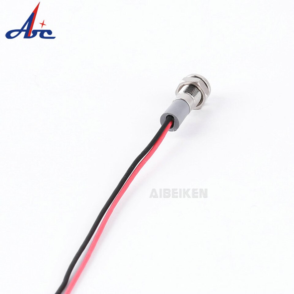 Mini 6 mm voyants led 12v 24v 110v 220v étanche  ip65 feux de signalisation voyant d'avertissement