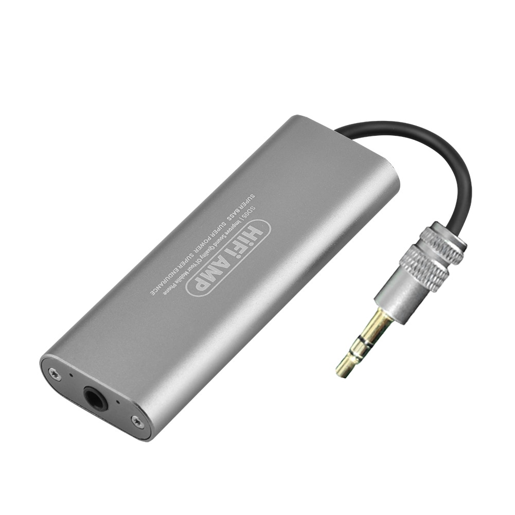 Portable Audio HiFi Headphone Amplifier Earphone Stereo AMP 3.5mm Mini For Phone 95DB SNR 3.5mm AUX Input And Output