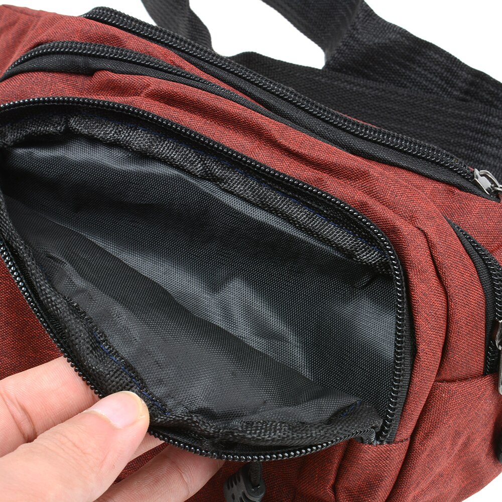 Heren en dames gewassen canvas crossbody borsttas sport borsttas mobiele telefoon tas multifunctionele crossbody tas schoudertas