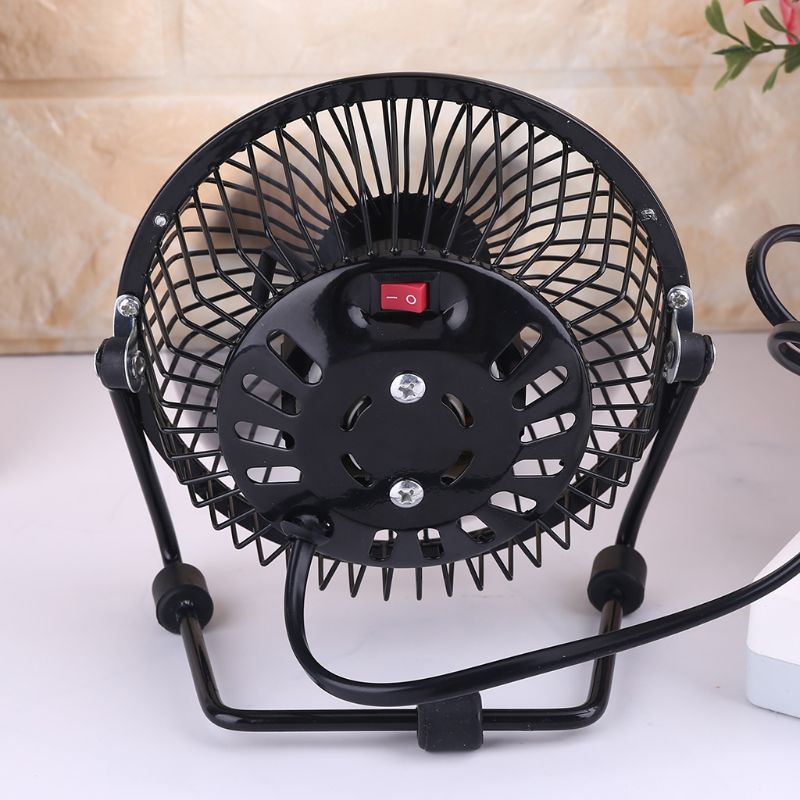 US EU UK Plug AC 110V 220V Electric Fans Table Metal Fan Small Desktop Fan Suitable for Home and Office Personal Fan 19QE