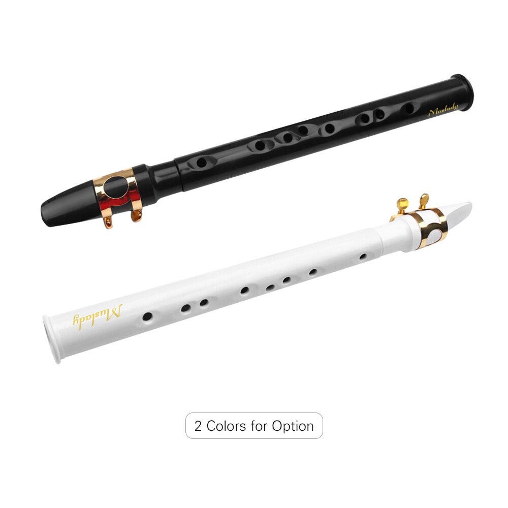 Muslady Zwart Mini Pocket Saxofoon Draagbare Kleine Sax Met Zwarte Draagtas Houtblazers Instrument