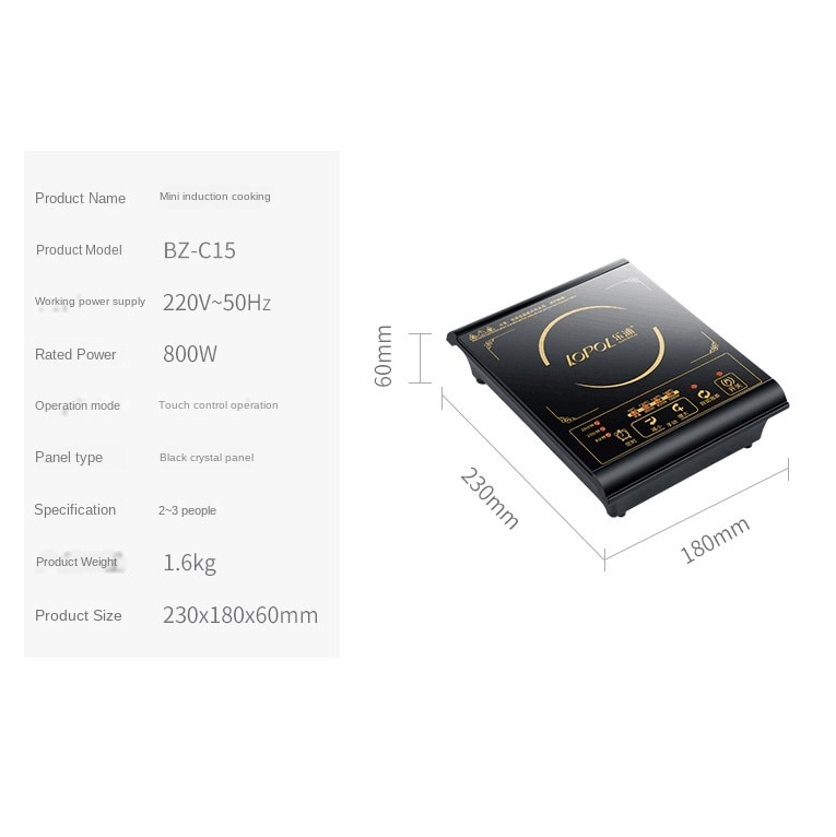 Mini Electric stove multicooker induction cooker pot coffee water boiler heating stove cooktop energy saving cooking 220V