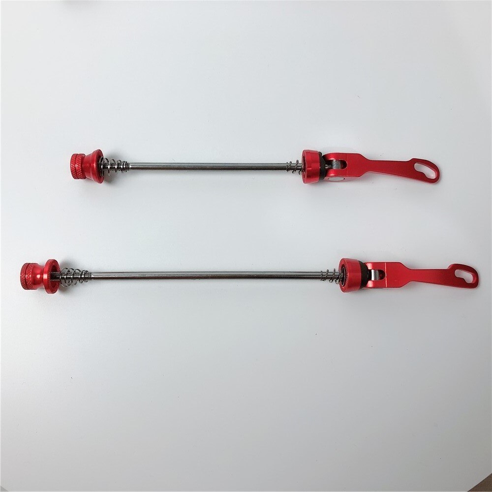 1 Pair Only 98g Alloy Bike Skewer Bicycle QR Quick Release Front 100mm Rear 130mm For Road Bike