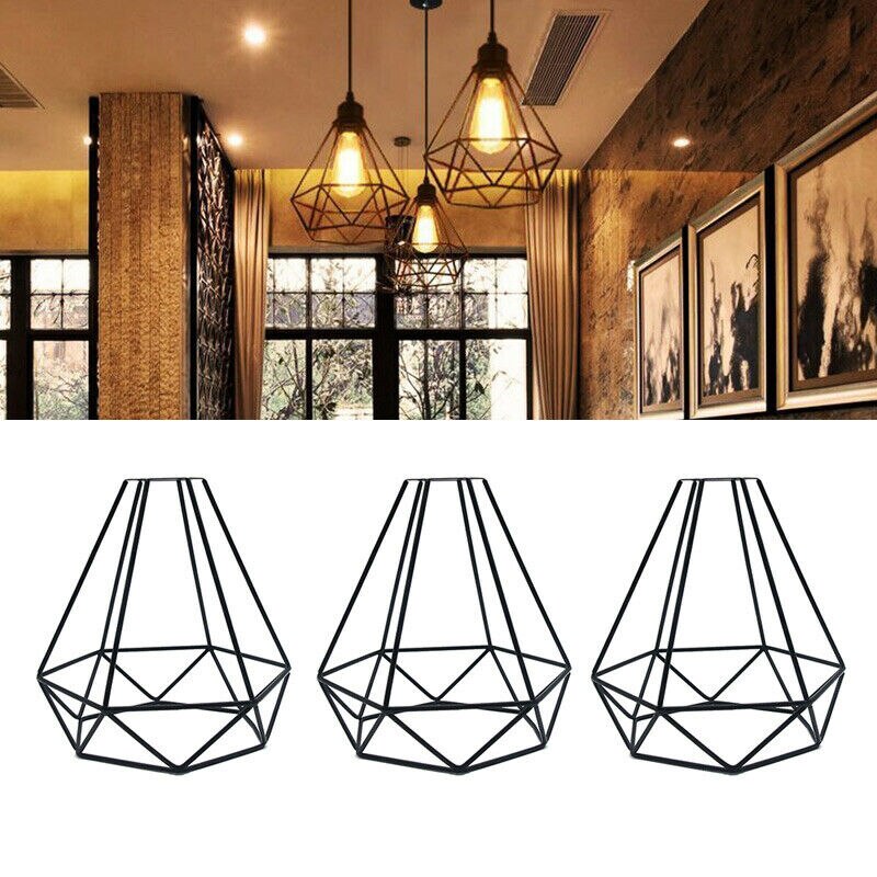 1Pc Jahrgang Eisen Birne Schutz Klemme Lampe KäFeige Hängen Lampenschirm Decke Anhänger KäFeige Lampenschirm Heimat Cafe Einkaufen DIY Licht abdeckung