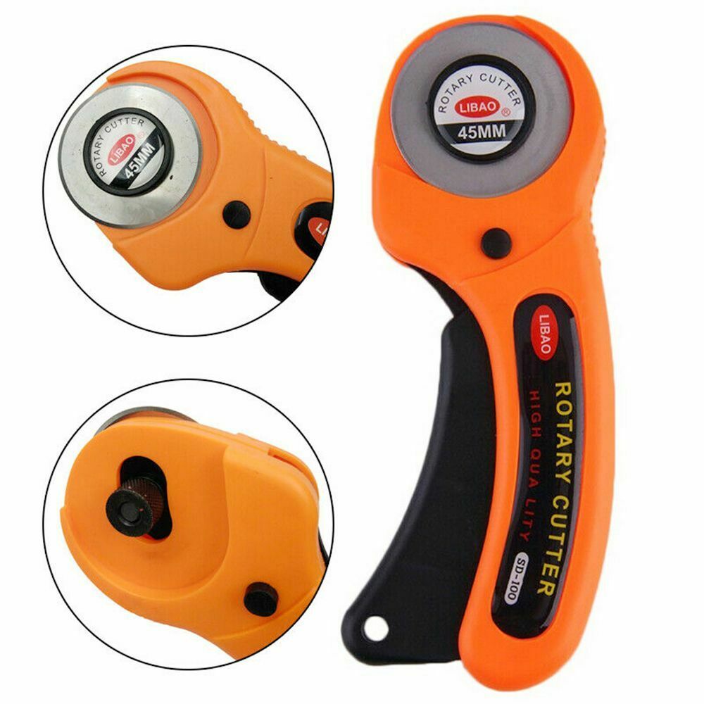 20pcs/Set LeatherCraft 45mm Rotary Cutter Set Fabric Quilt Cutter DIY Patchwork Leather Craft Sewing Tool Cuter Blades Circular