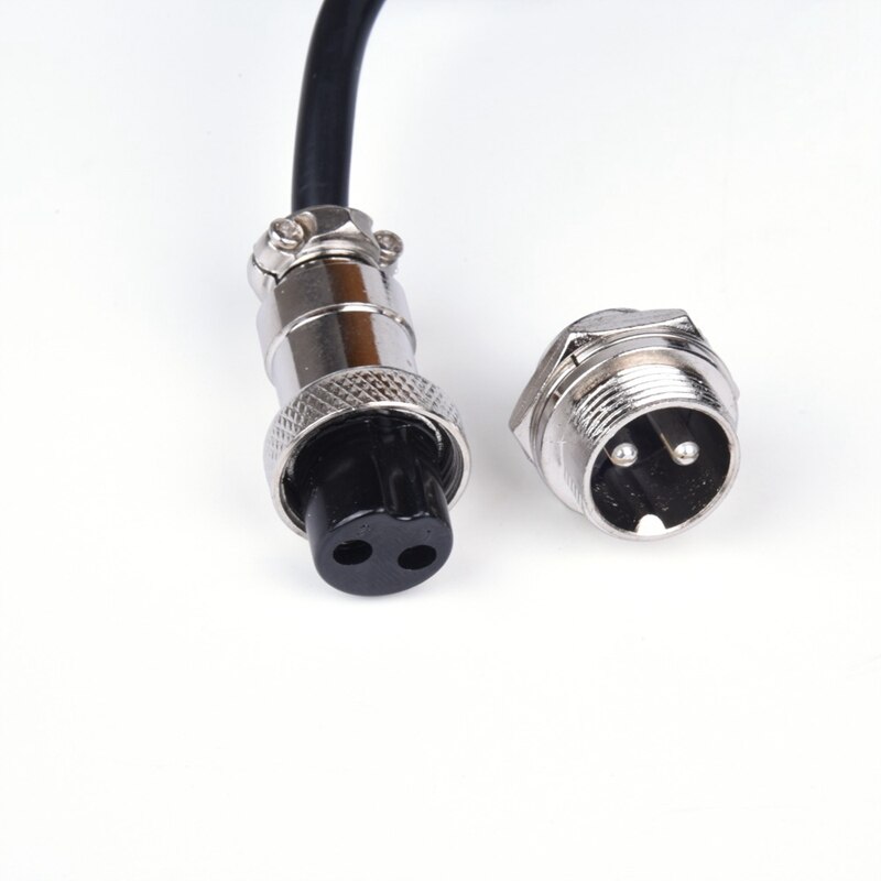 Hånd metal fodpedal switch 1.8 meter kabel 2 ben stik stik svejsning tig fakkel