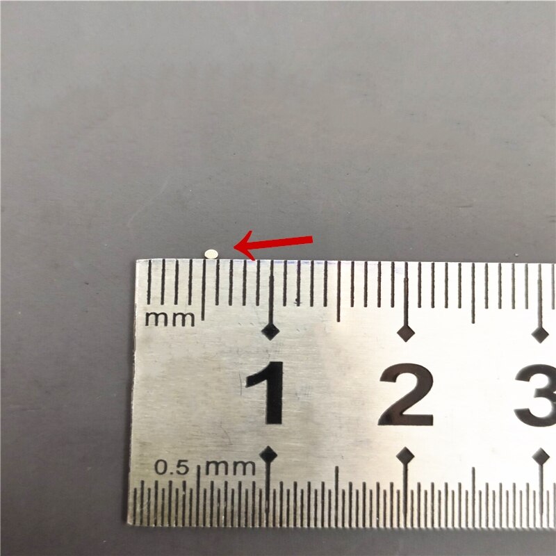 500pcs Tiny Mini Magnetic Magnets 1x0.5 mm Small Round Micro Ndfeb Imanes Diameter 1mm x 0.5mm Neodymium Disc Sensor Mini 1*0.5