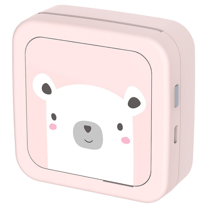 Bluetooth Photo Printer Portable Mini Sticker Thermal Rechargeable for Mobile Phone: Multicolor printer