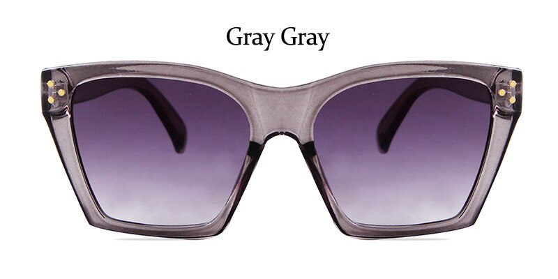 Lunettes léopard à monture carrée transparente pour femmes, verres optiques à la: Gray Gray