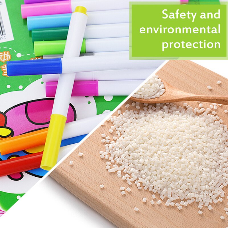 School Classroom Supplies Erasable Whiteboard Markers Erasable Pages Water Soluble Dustless Drawing Pen Board Markers 12 Pcs/set