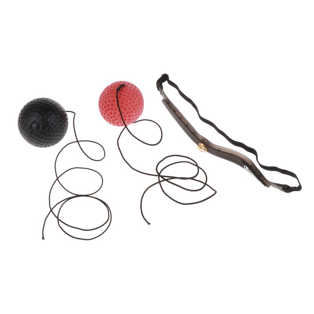 2 -delige boksreflexbal complete bundel – vechtbal boksuitrusting trainingsset voor kinderen en volwassenen