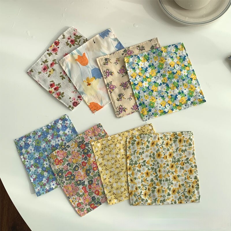 LadyCC – sous-verre Floral rétro coréen, tapis Anti-brûlure, antidérapant, isolant thermique