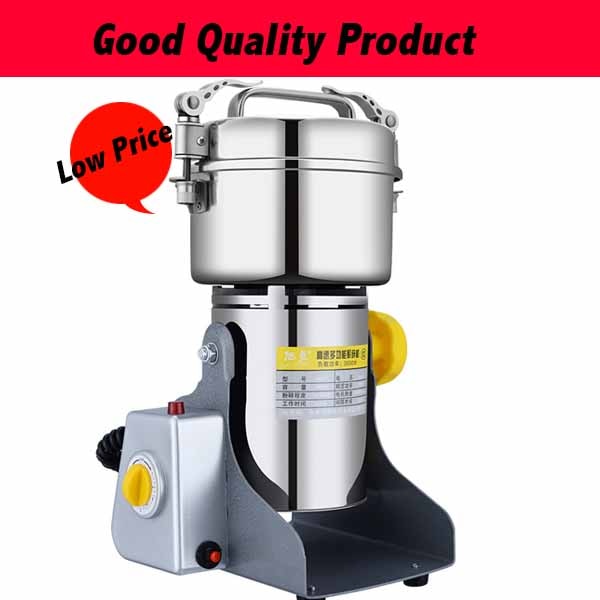 3000W Big Capacity 800g Multifunction Pulverizer Machine Automatic Mill Herb Grinder Swing Type Electric Grain Grinder 220V 50HZ