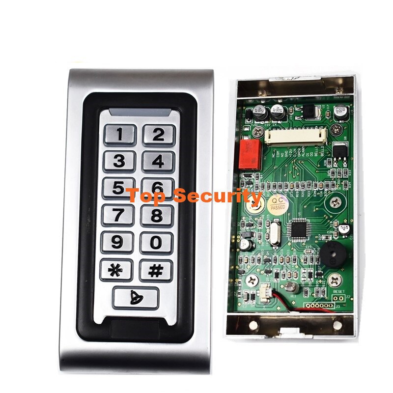 IP68 Waterproof Metal Access Control Keypad Door Access Control System Card and Password Access Controller