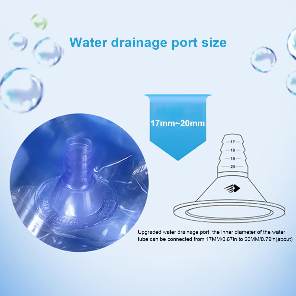 Wall Mounted PVC Air Conditioner Cover Dustproof Waterproof Air Conditioner Clear Cover With Drainage Port And Water Tube