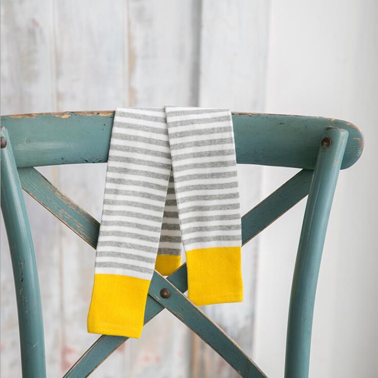 Ragazze collant colore lotta gessato cotone ghette dei bambini: 3 / 115cm