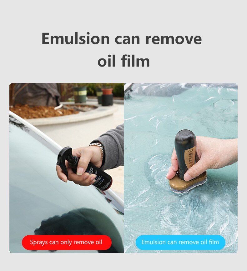 Car Window Cleaner Cleaning Car Front Windshield Cleaner Oil Removal Film Oil Removal Film Stains Cleaning Car accesories TSLM1